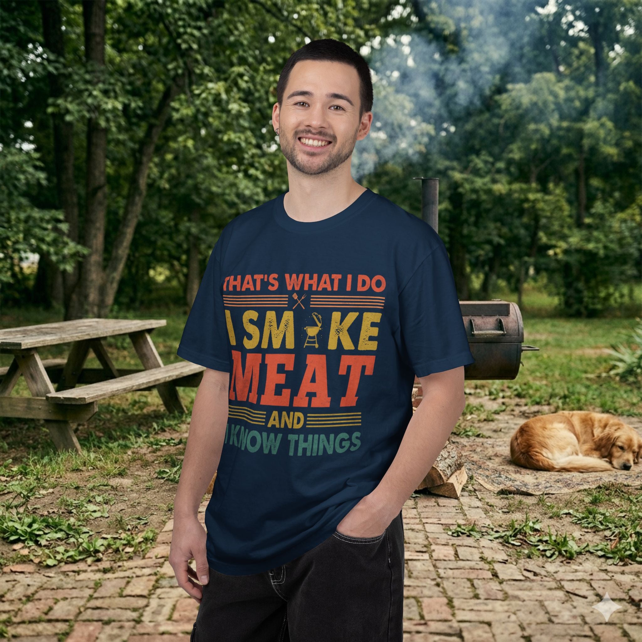 That's What I Do I Smoke Meat And I Know Things T-Shirt