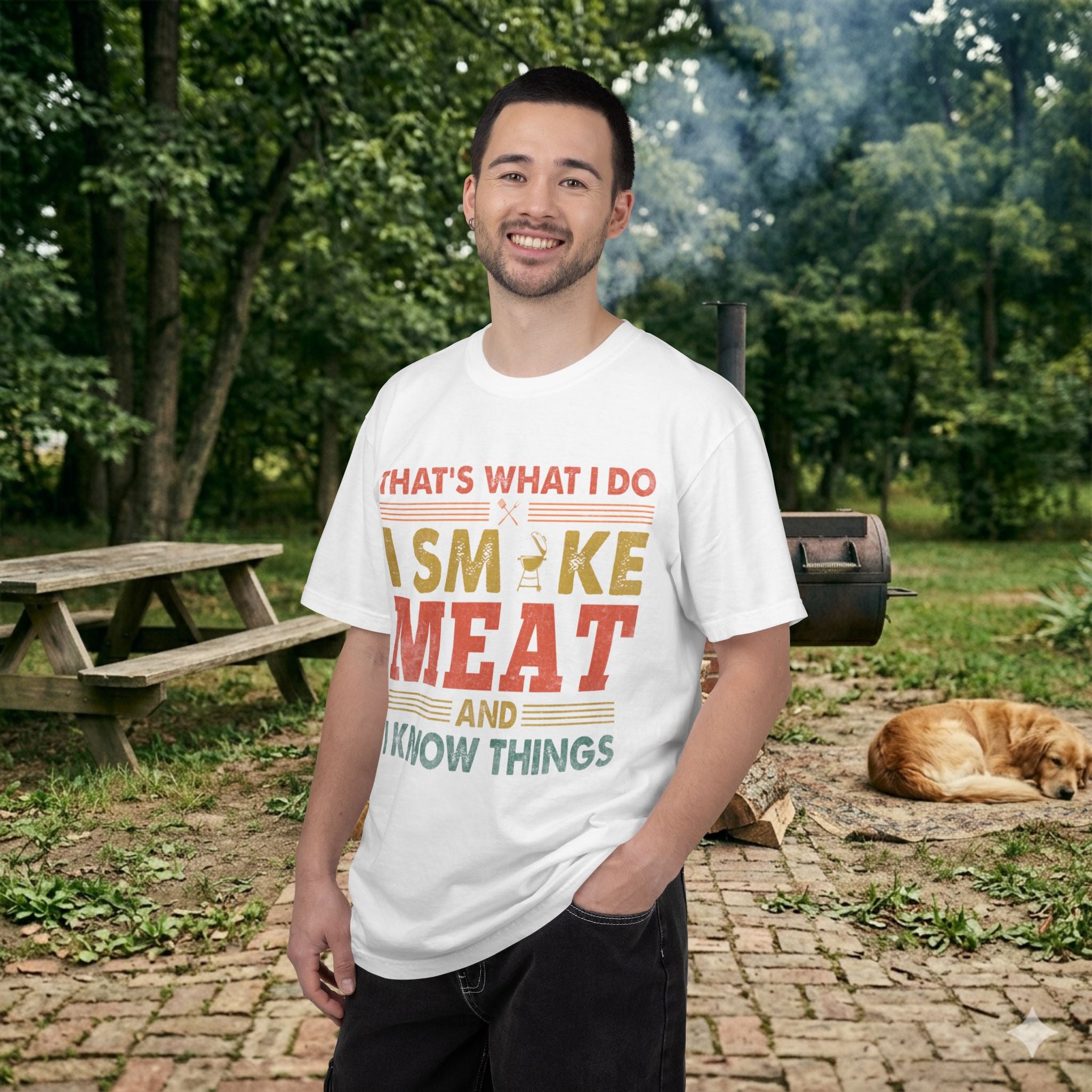 That's What I Do I Smoke Meat And I Know Things T-Shirt