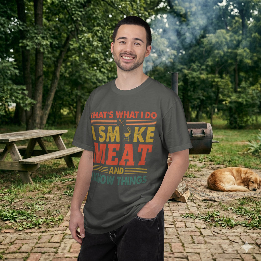 That's What I Do I Smoke Meat And I Know Things T-Shirt