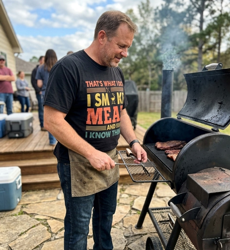 That's What I Do I Smoke Meat And I Know Things T-Shirt